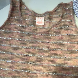 SLOW glitter sweater vest